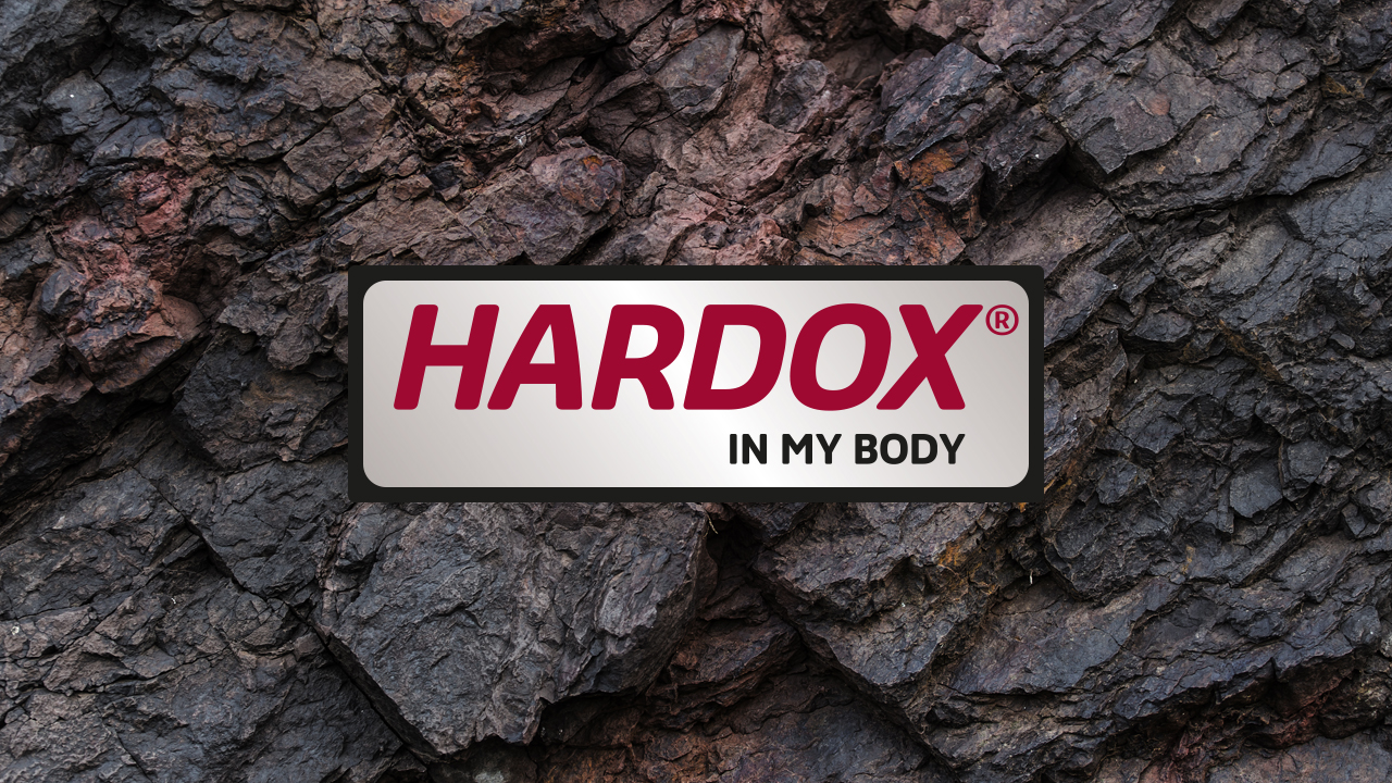 The Hardox® In My Body logotype.